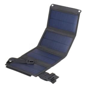 Chargeur panneau solaire pliant Portable Chargeur solaire randonnée Accessoire randonnée