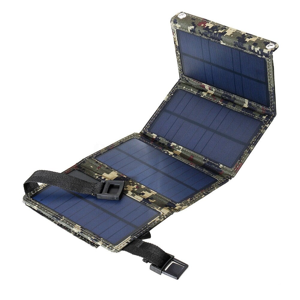 Chargeur panneau solaire pliant Portable Chargeur solaire randonnée Accessoire randonnée