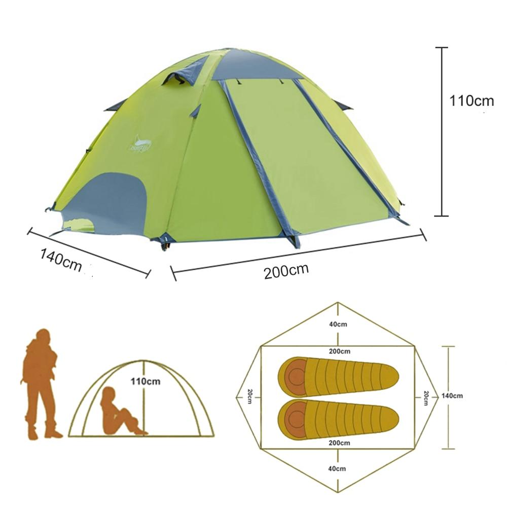 Tente légère 3 personnes Tente randonnée Tente 3 places