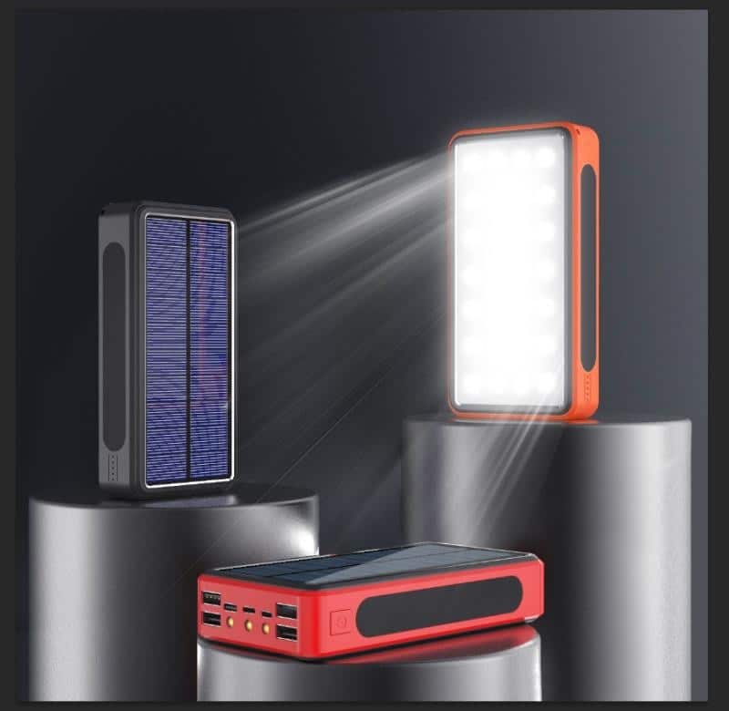 Batterie énergie solaire lampe torche Chargeur solaire randonnée Accessoire randonnée