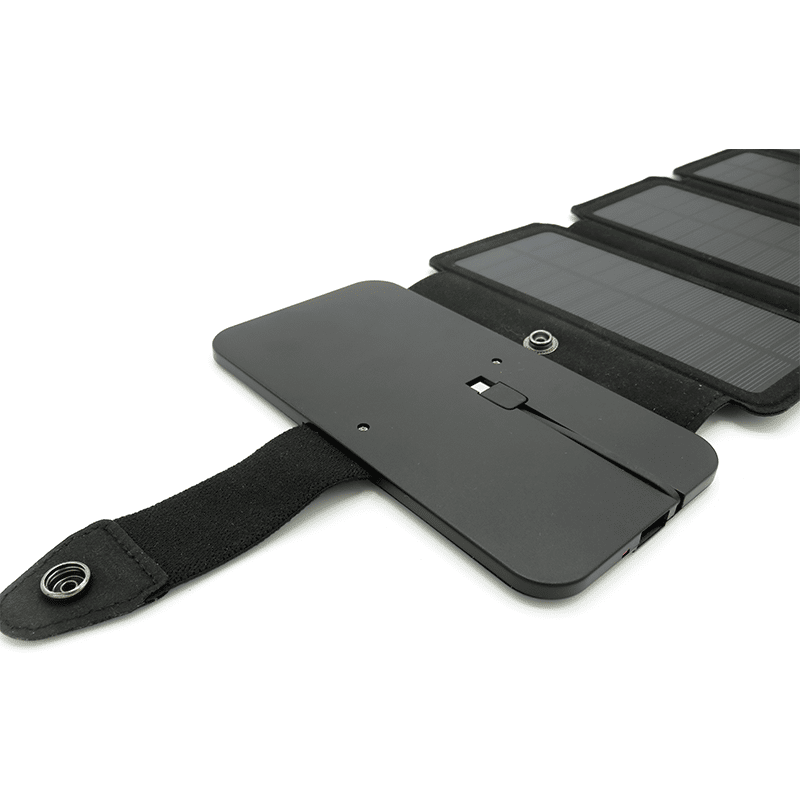Chargeur solaire portable compacte Chargeur solaire randonnée Accessoire randonnée