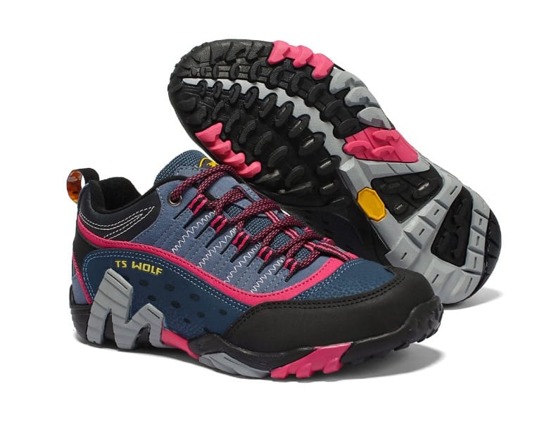 Chaussures de randonnée à détails colorés pour femme Chaussures randonnée femme Chaussures randonnée