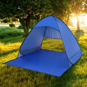 Tente de plage légère avec protection solaire pour 2 personnes Tente randonnée Tente 2 places