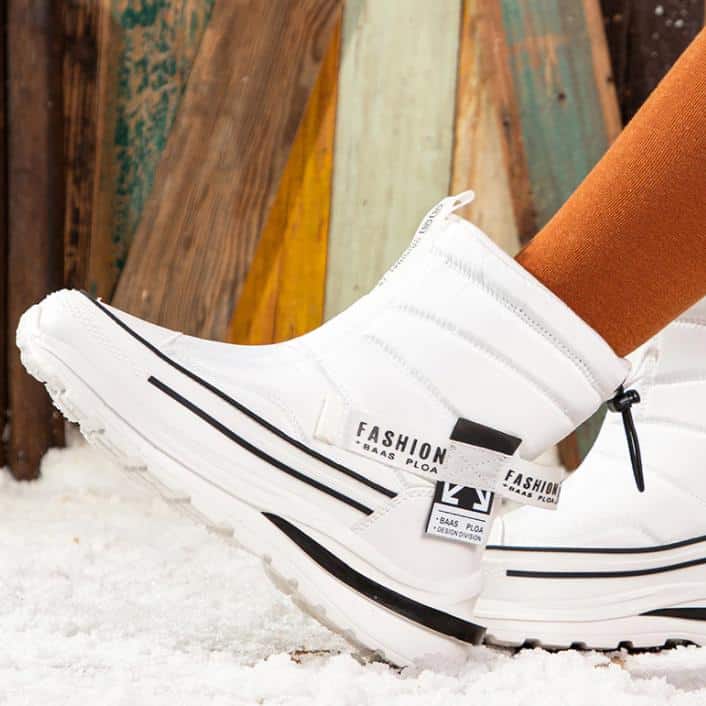 Bottes d’hiver en coton pour femme Chaussures randonnée Chaussures randonnée femme