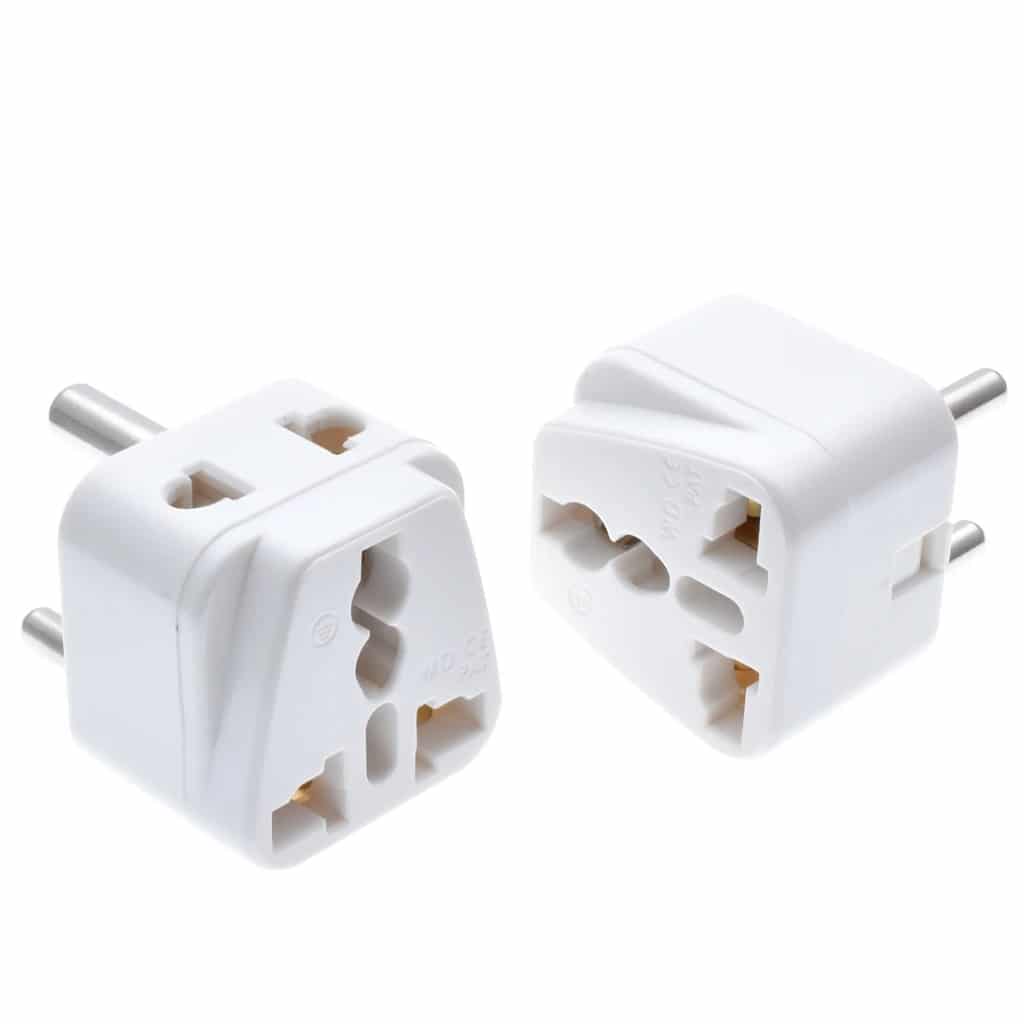 Adaptateur Afrique du Sud Blanc en Cuivre