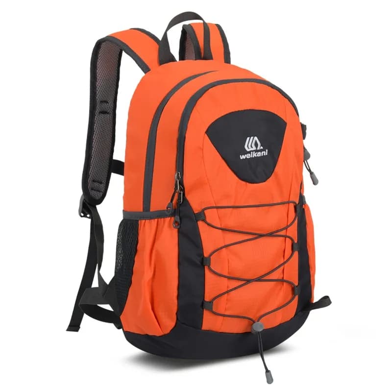 Sac à Dos Enfant Orange et Imperméable sur fond blanc