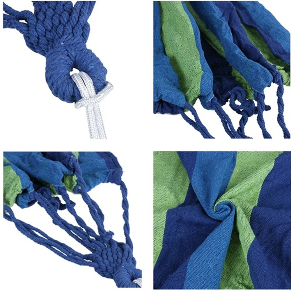 Hamac Assis au Design à Rayures