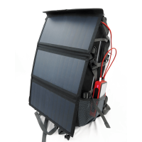 Sac à dos avec chargeur solaire portable rapide intégré Chargeur solaire randonnée Sac à dos randonnée